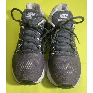 womens nike air zoom pegasus 33 women SZ 6 #831356-002 Gray/black